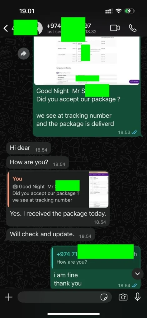 whatsapp order proof by masantara oud